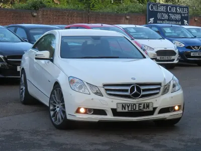 Used Mercedes E350 SE 2010 White Coupe