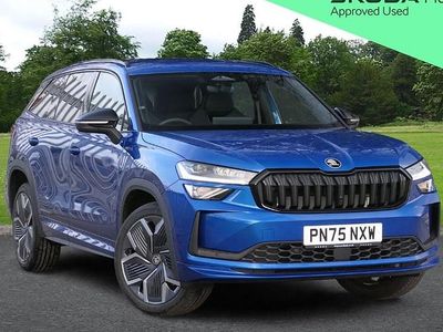 Blue New 2025 Skoda Kodiaq SportLine SUV | £40,502 (Fair price)