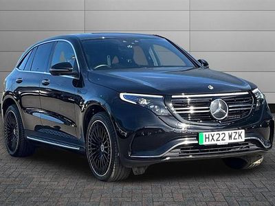 Used Mercedes EQC400 AMG Line Premium Plus 300 kW (408 HP) 2022 Obsidian black SUV