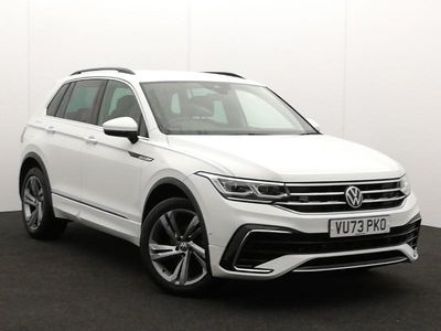 White Used 2023 VW Tiguan R-line Edition SUV | £27,498 (A bit pricey)