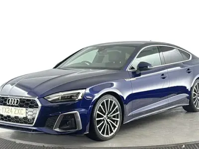 Used Audi A5 Sportback S-Line 204 HP (150 kW) 2024 Blue Hatchback