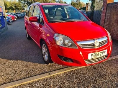 Used Vauxhall Zafira Design Edition 2014 Red MPV