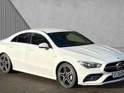 White Used 2020 Mercedes CLA35 AMG Sedan | £25,990 (Fair price)
