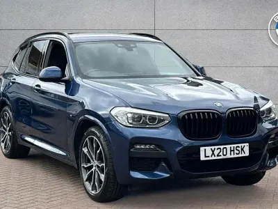 Used BMW X3 M Sport 187 HP (137 kW) 2020 Blue SUV