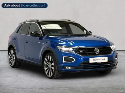 Used VW T-Roc R-line 150 HP (110 kW) 2020 Blue SUV