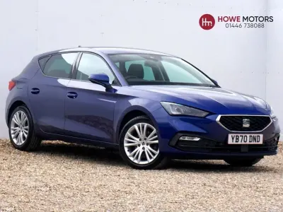 Begagnad Seat Leon SE Dynamic 110 HK (80 kW) 2020 Blå Halvkombi