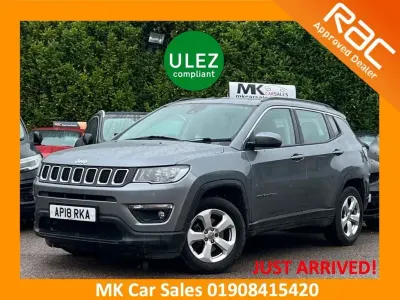 Used Jeep Compass Longitude 140 HP (102 kW) 2018 Magnesium grey SUV
