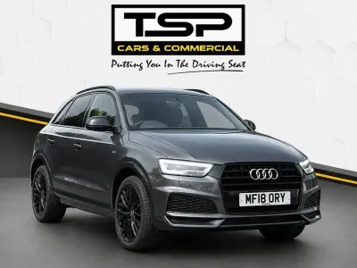 Used Audi Q3 Black Edition 180 HP (132 kW) 2018 Grey SUV