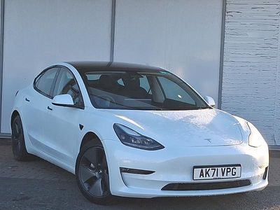 White Used 2021 Tesla Model 3 Long Range AWD Sedan | £21,998 (Fair price)