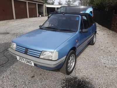 Used Peugeot 205 1992 Blue Cabriolet