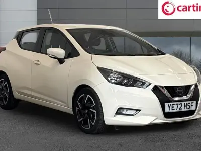 Used Nissan Micra Acenta 92 HP (67 kW) 2022 White Hatchback