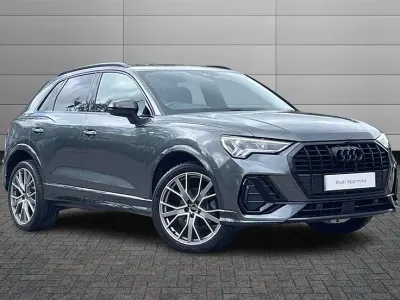Used Audi Q3 Black Edition 150 HP (110 kW) 2025 Daytona grey SUV