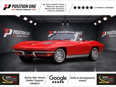 Used Chevrolet Corvette Stingray 1963 Red Cabriolet