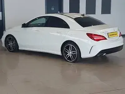 Used Mercedes CLA220 AMG line 177 HP (130 kW) 2016 White Coupe
