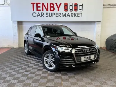 Begagnad Audi Q5 S-Line 252 HK (185 kW) 2018 Svart SUV