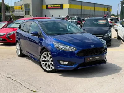 Used Ford Focus ST-Line 120 HP (88 kW) 2017 Blue Estate