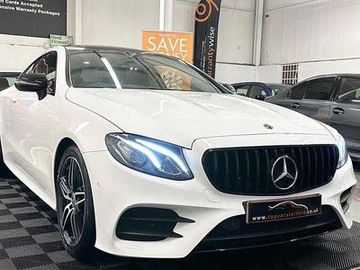 Used Mercedes E220 AMG line 194 HP (142 kW) 2018 White Coupe