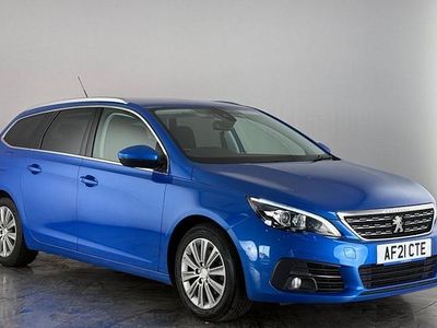 Used Peugeot 308 SW Allure 131 HP (96 kW) 2021 Blue Estate
