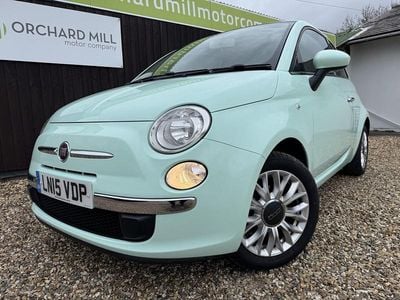 Used Fiat 500 Lounge 69 HP (50 kW) 2015 Green Hatchback