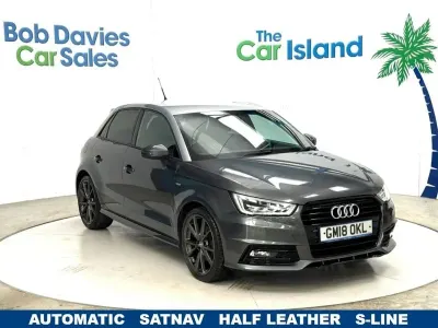 Usado Audi A1 Black Edition 125 HP (91 kW) 2018 Cinzento Citadino