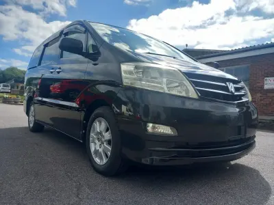 Used Toyota Alphard 159 HP (116 kW) 2007 Black MPV