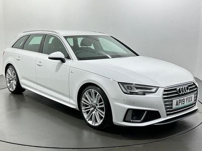 Used Audi A4 S-Line 190 HP (139 kW) 2019 White Estate