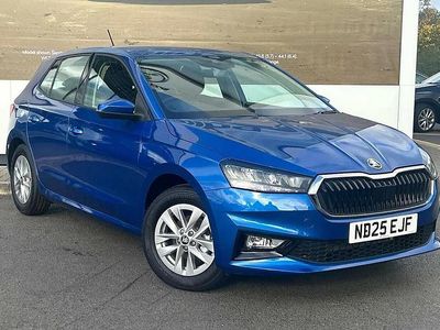 Race blue metallic New 2025 Skoda Fabia SE Hatchback | £18,995 (A bit pricey)