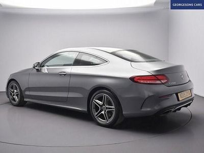 Used Mercedes C200 AMG line 198 HP (145 kW) 2019 Grey Coupe