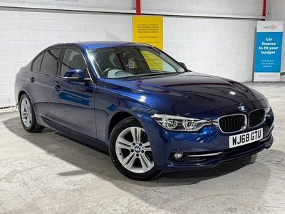 Used BMW 320 Sport Line 184 HP (135 kW) 2018 Blue Sedan