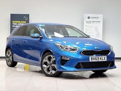 Used Kia Ceed 138 HP (101 kW) 2019 Blue Hatchback
