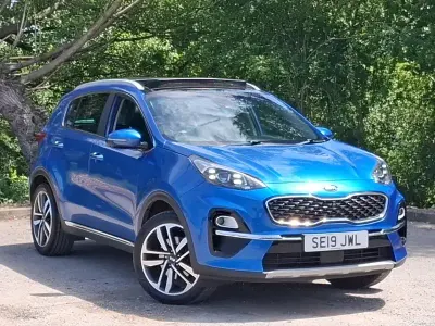 Used Kia Sportage 134 HP (98 kW) 2019 Blue SUV