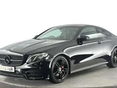 Used Mercedes E220 AMG line 194 HP (142 kW) 2019 Black Coupe