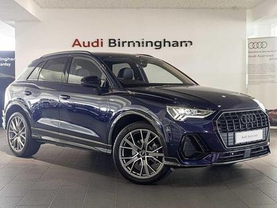 Navarra blue metallic Used 2025 Audi Q3 Black Edition SUV | £35,461 (Fair price)