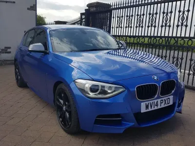 Used BMW M135 M Performance 315 HP (231 kW) 2014 Blue Hatchback