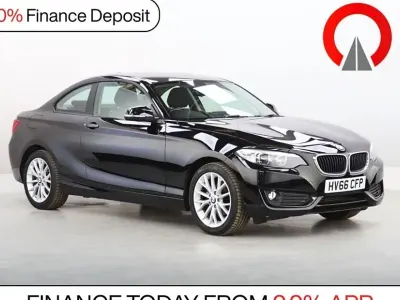 Used BMW 218 Comfort Edition 136 HP (100 kW) 2016 Black Coupe