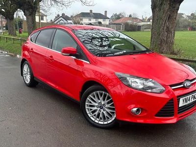 Used Ford Focus Zetec 2014 Red Hatchback