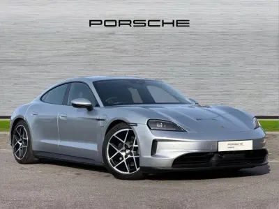 Used Porsche Taycan Performance Package 300 kW (408 HP) 2025 Dolomite silver Sedan
