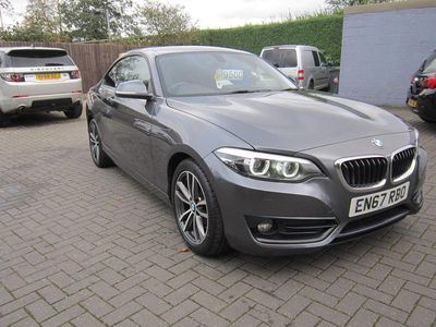 Used BMW 218 Sport Line 2018 Grey Coupe