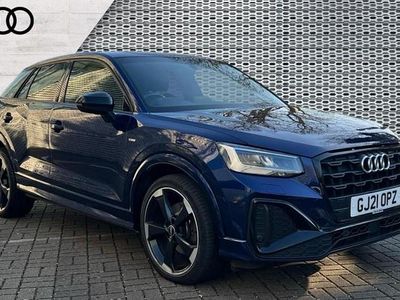 Used Audi Q2 Black Edition 150 HP (110 kW) 2021 Blue SUV