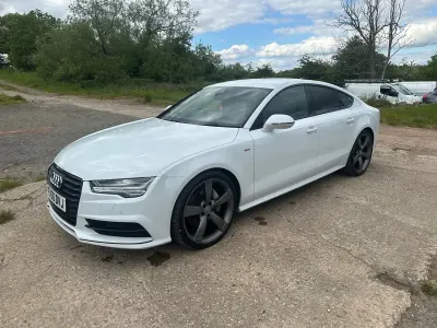 Used Audi A7 Black Edition 2016 White Hatchback
