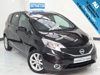Used Nissan Note Acenta 98 HP (72 kW) 2015 Black Hatchback