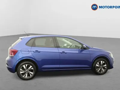 Used VW Polo Match 95 HP (69 kW) 2021 Blue Hatchback