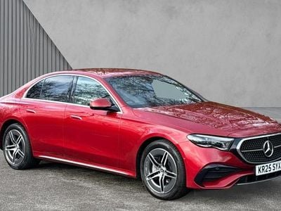 Red Used 2025 Mercedes E300 AMG Line Premium | £51,595 (Good price)