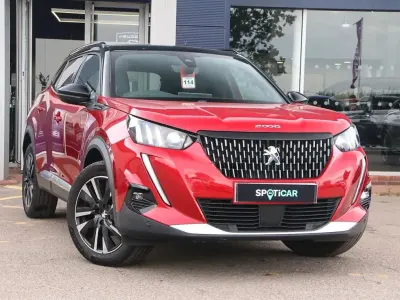 Used Peugeot 2008 GT-line 129 HP (94 kW) 2020 Red SUV