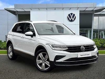 White Used 2021 VW Tiguan Life SUV | £17,291 (Fair price)
