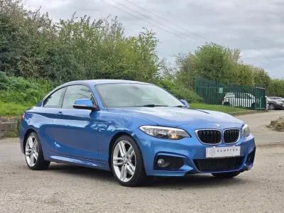 Begagnad BMW 220 M Sport 190 HK (139 kW) 2014 Blå Sportkupé
