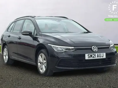 Used VW Golf VII Life 110 HP (80 kW) 2021 Black Hatchback