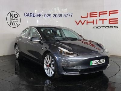 Used Tesla Model 3 Performance 461 kW (627 HP) 2019 Grey Sedan