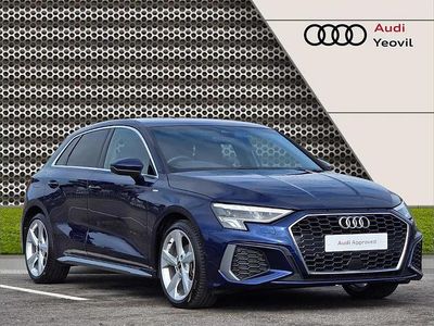Used Audi A3 S-Line 147 HP (108 kW) 2024 Blue Hatchback