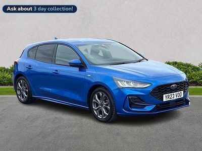 Used Ford Focus ST-Line 125 HP (91 kW) 2023 Blue Hatchback